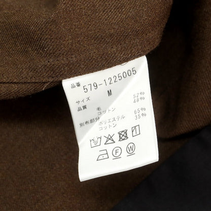 【中古】マーガレットハウエル MARGARET HOWELL ウールコットン ドリズラージャケット ブラウン【 M 】【 状態ランクC 】【 メンズ 】