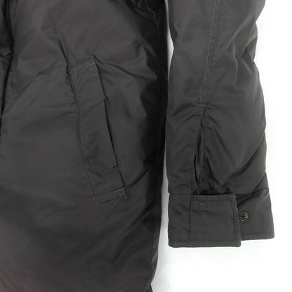 【中古】カナダグース CANADA GOOSE ナイロン ファー ダウンジャケット ダークグレー【 S 】【 状態ランクC 】【 メンズ 】