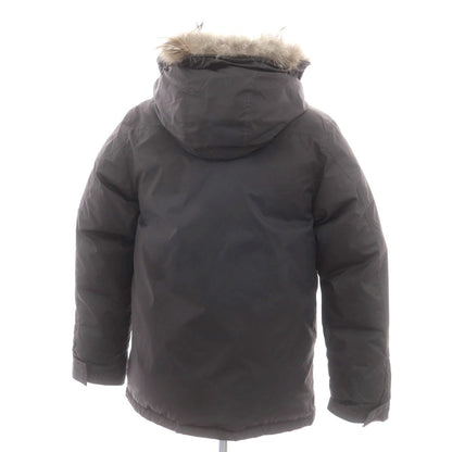 【中古】カナダグース CANADA GOOSE ナイロン ファー ダウンジャケット ダークグレー【 S 】【 状態ランクC 】【 メンズ 】