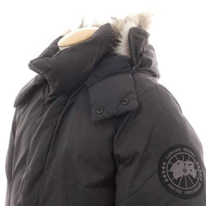 【中古】カナダグース CANADA GOOSE ナイロン ファー ダウンジャケット ダークグレー【 S 】【 状態ランクC 】【 メンズ 】