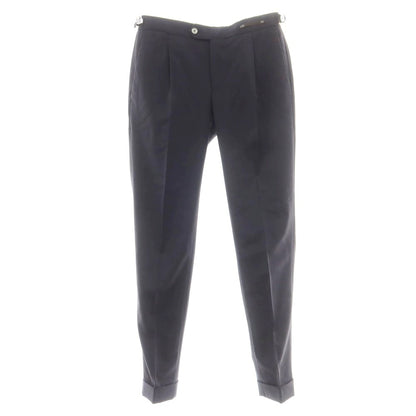 【中古】ピーティーゼロウーノ PT01 SMOOTH FIT ストレッチポリエステルウール ドレススラックスパンツ ネイビー【 44 】【 状態ランクB 】【 メンズ 】