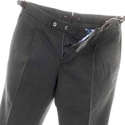 【中古】ピーティーゼロウーノ PT01 SMOOTH FIT ストレッチポリエステルウール ドレススラックスパンツ ダークグレー【 44 】【 状態ランクB 】【 メンズ 】