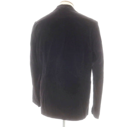 【中古】ラルディーニ LARDINI ストレッチコーデュロイ カジュアルジャケット ブラック【 Ｍ 】【 状態ランクB 】【 メンズ 】