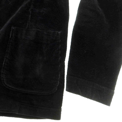【中古】ラルディーニ LARDINI ストレッチコーデュロイ カジュアルジャケット ブラック【 Ｍ 】【 状態ランクB 】【 メンズ 】