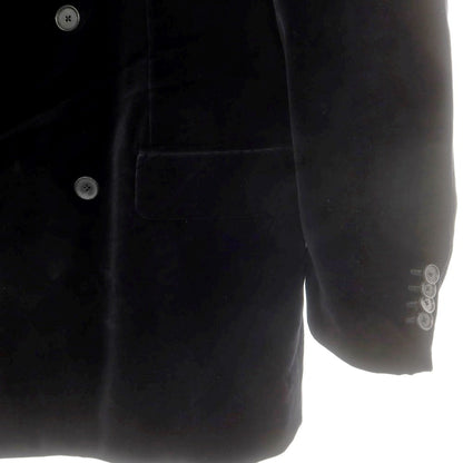 【中古】キャプテンサンシャイン KAPTAIN SUNSHINE ×CARUSO ベロア ダブル6B テーラードジャケット ブラック【 50 】【 状態ランクB 】【 メンズ 】