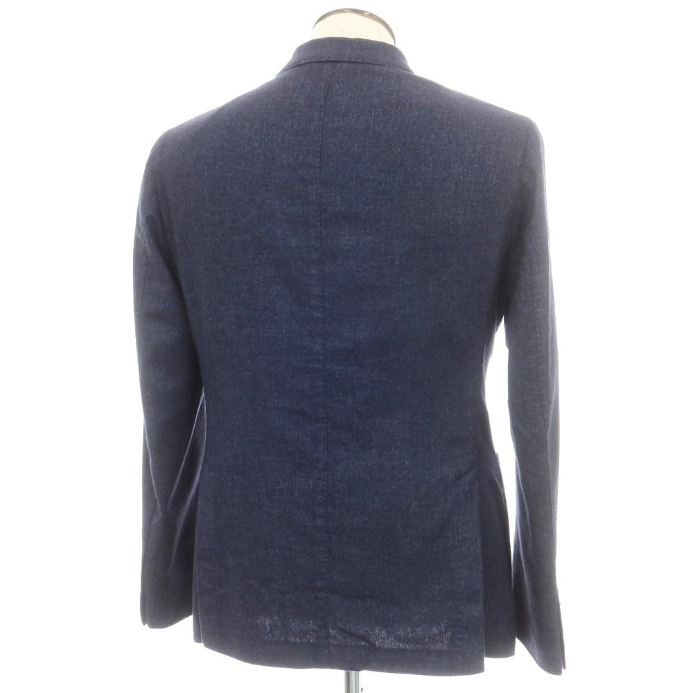 【中古】エルビーエム1911 L.B.M.1911 ウールポリエステル ダブル6B カジュアルジャケット ネイビー【 50 】【 状態ランクB 】【 メンズ 】