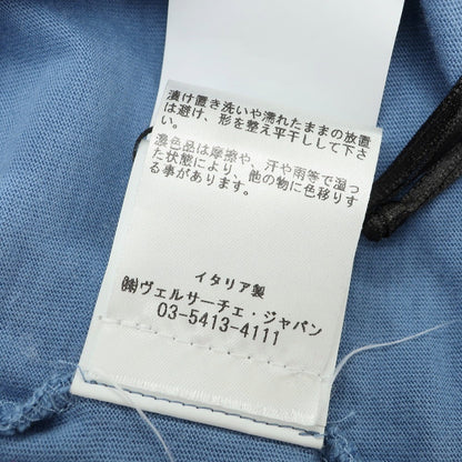 【中古】ヴェルサーチ VERSACE コットン クルーネック 半袖Ｔシャツ ダルブルー【 L 】【 状態ランクB 】【 メンズ 】
