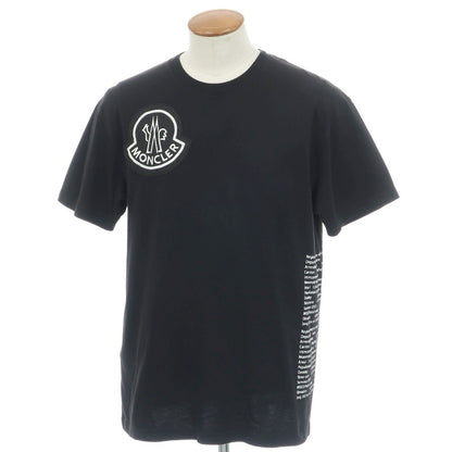 【中古】モンクレール ジーニアス MONCLER GENIUS コットン クルーネック 半袖Ｔシャツ ブラック【 M 】【 状態ランクB 】【 メンズ 】