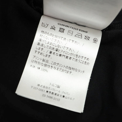【中古】モンクレール ジーニアス MONCLER GENIUS コットン クルーネック 半袖Ｔシャツ ブラック【 M 】【 状態ランクB 】【 メンズ 】