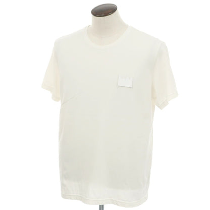 【中古】ジョルジオブラット GIORGIO BRATO コットン クルーネック 半袖Ｔシャツ アイボリー【 L 】【 状態ランクB 】【 メンズ 】