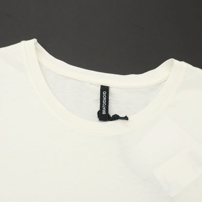 【中古】ジョルジオブラット GIORGIO BRATO コットン クルーネック 半袖Ｔシャツ アイボリー【 L 】【 状態ランクB 】【 メンズ 】