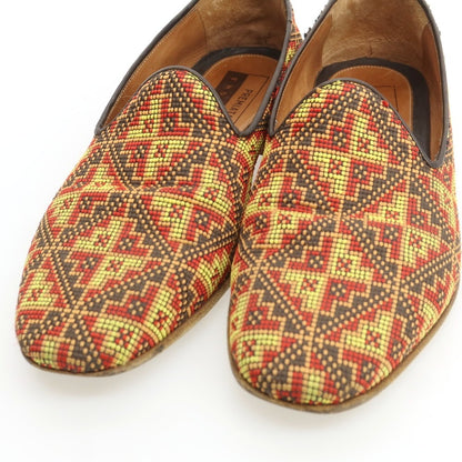【中古】プレミアータ PREMIATA ローファー ブラウンxレッド系【 7 】【 状態ランクC 】【 メンズ 】