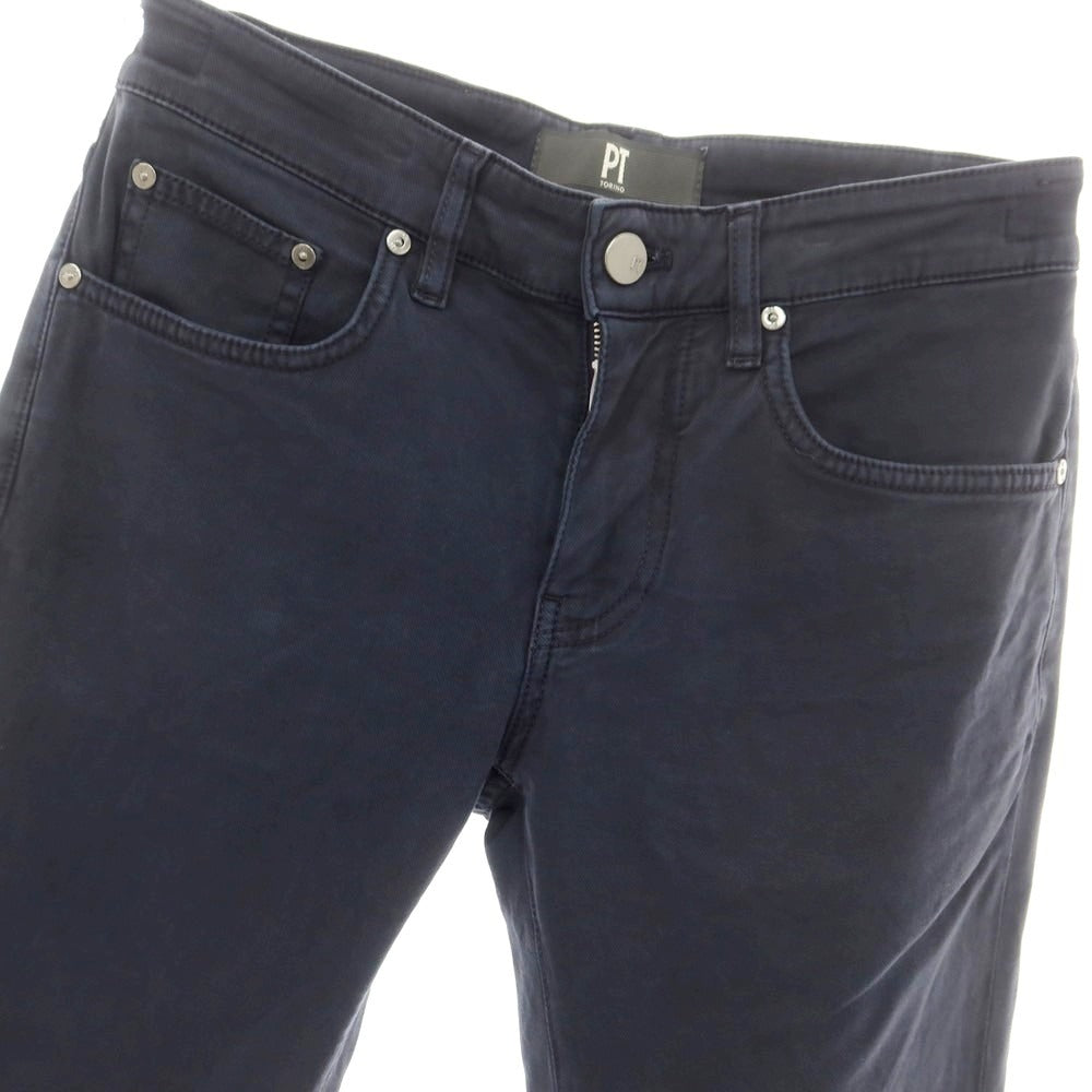 【中古】ピーティートリノ PT TORINO SWING ストレッチツイルコSWING  5ポケットパンツ ネイビー【 28 】【 状態ランクB 】【 メンズ 】