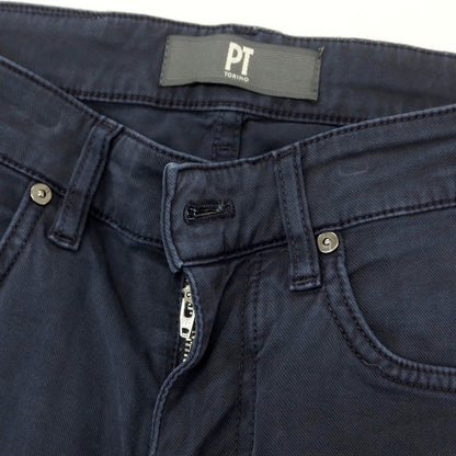 【中古】ピーティートリノ PT TORINO SWING ストレッチツイルコSWING 5ポケットパンツ ネイビー【 28 】【 状態ランクB 】【 メンズ 】
