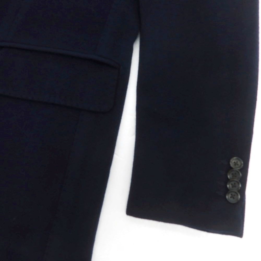 【中古】ブリッラ ペル イル グスト Brilla per il gusto カシミヤ チェスターフィールドコート ネイビー【 46 】【 状態ランクB 】【 メンズ 】