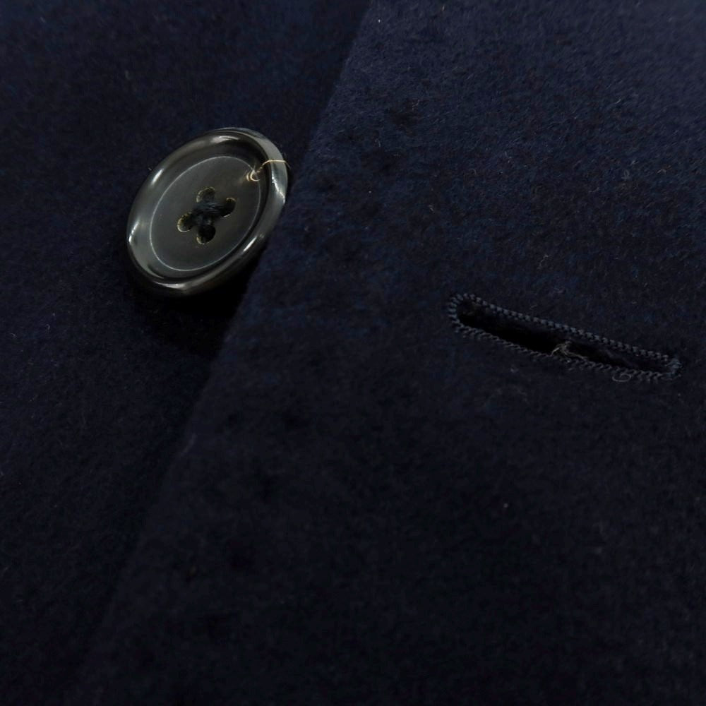 【中古】ブリッラ ペル イル グスト Brilla per il gusto カシミヤ チェスターフィールドコート ネイビー【 46 】【 状態ランクB 】【 メンズ 】