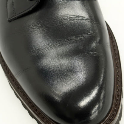 【中古】ダブルエイチ WH プレーントゥ ドレスシューズ ブラック【 8.5 】【 状態ランクB 】【 メンズ 】