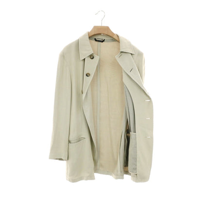 【中古】ジョルジオアルマーニ GIORGIO ARMANI レーヨン カジュアルジャケット ライトベージュ【 46 】【 状態ランクC 】【 メンズ 】