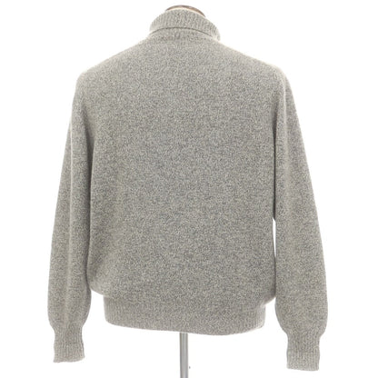 【中古】マーロ Malo カシミヤ タートルネック プルオーバーニット グレー系【 50 】【 状態ランクC 】【 メンズ 】