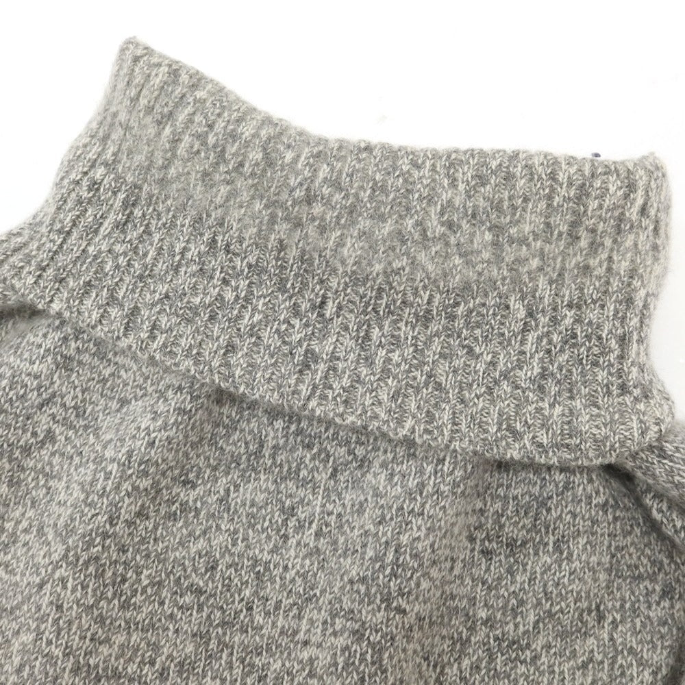 【中古】マーロ Malo カシミヤ タートルネック プルオーバーニット グレー系【 50 】【 状態ランクC 】【 メンズ 】