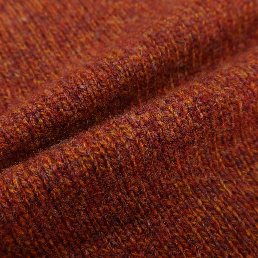 【中古】ロロピアーナ Loro Piana カシミヤ スランドカラー プルオーバーニット ワインレッドxオレンジ【 48 】【 状態ランクB 】【 メンズ 】
