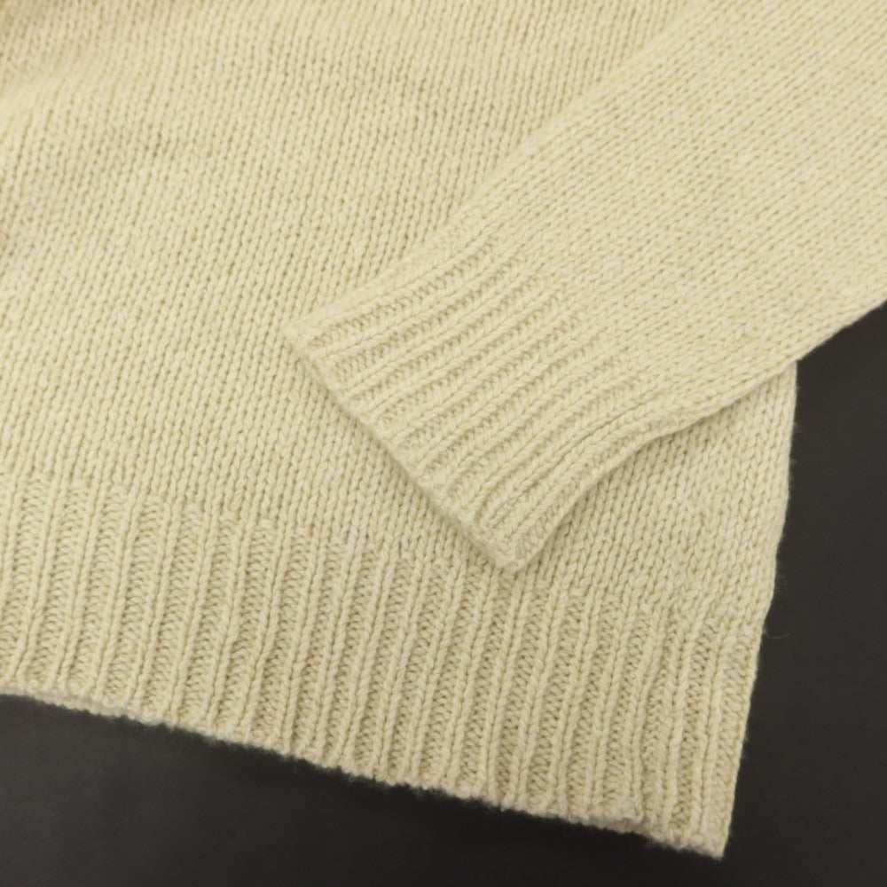 【中古】クリスティアーノ フィッソーレ Cristiano Fissore カシミヤ モックネック プルオーバーニット アイボリーxイエロー系【 50 】【 状態ランクB 】【 メンズ 】