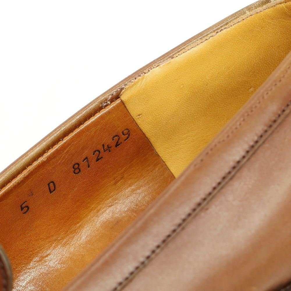【中古】ジェイエムウエストン J.M WESTON コイン ローファー ブラウン【 5D 】【 状態ランクD 】【 メンズ 】