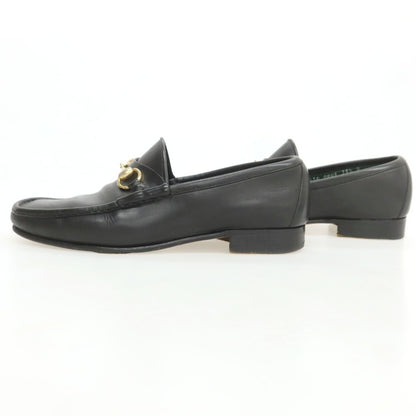 【中古】グッチ GUCCI モカシン ビットローファー ブラック【 39 1/2D 】【 状態ランクB 】【 メンズ 】
