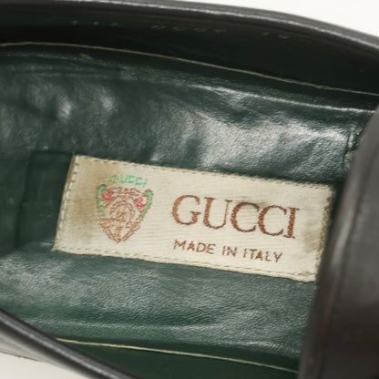 【中古】グッチ GUCCI モカシン ビットローファー ブラック【 39 1/2D 】【 状態ランクB 】【 メンズ 】