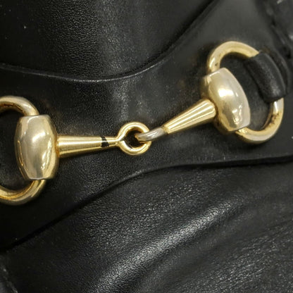【中古】グッチ GUCCI モカシン ビットローファー ブラック【 39 1/2D 】【 状態ランクB 】【 メンズ 】