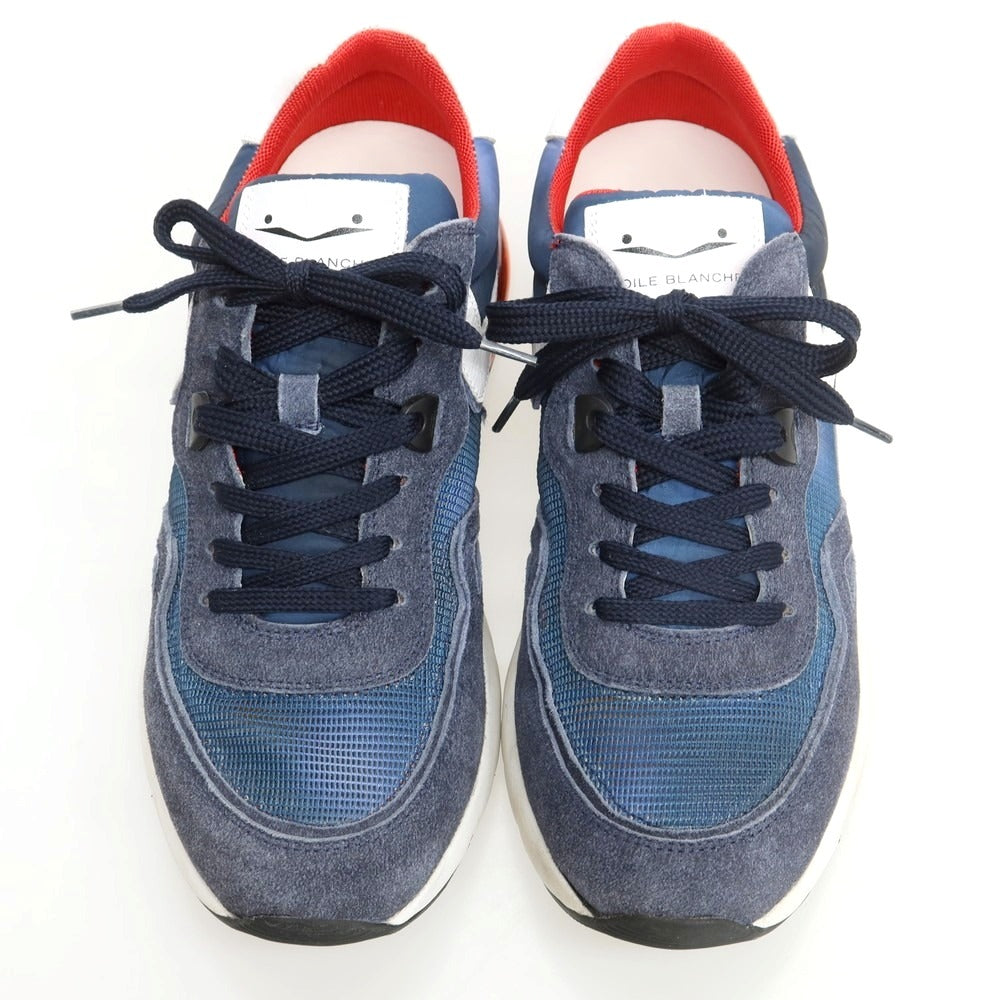【中古】ボイルブランシェ VOILE BLANCHE スニーカー ネイビー【 39 】【 状態ランクB 】【 メンズ 】