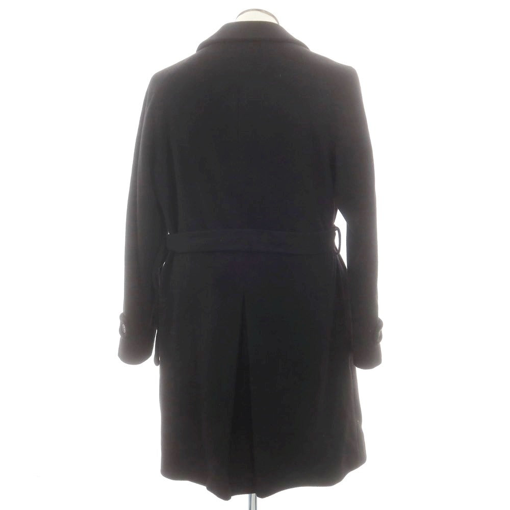 【中古】イーヴォ Hevo ウールナイロン ダブルブレストコート ブラック【 54 】【 状態ランクB 】【 メンズ 】