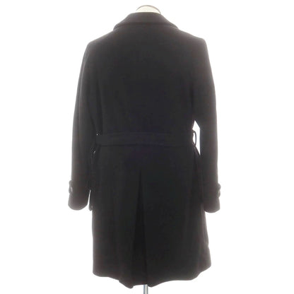 【中古】イーヴォ Hevo ウールナイロン ダブルブレストコート ブラック【 54 】【 状態ランクB 】【 メンズ 】