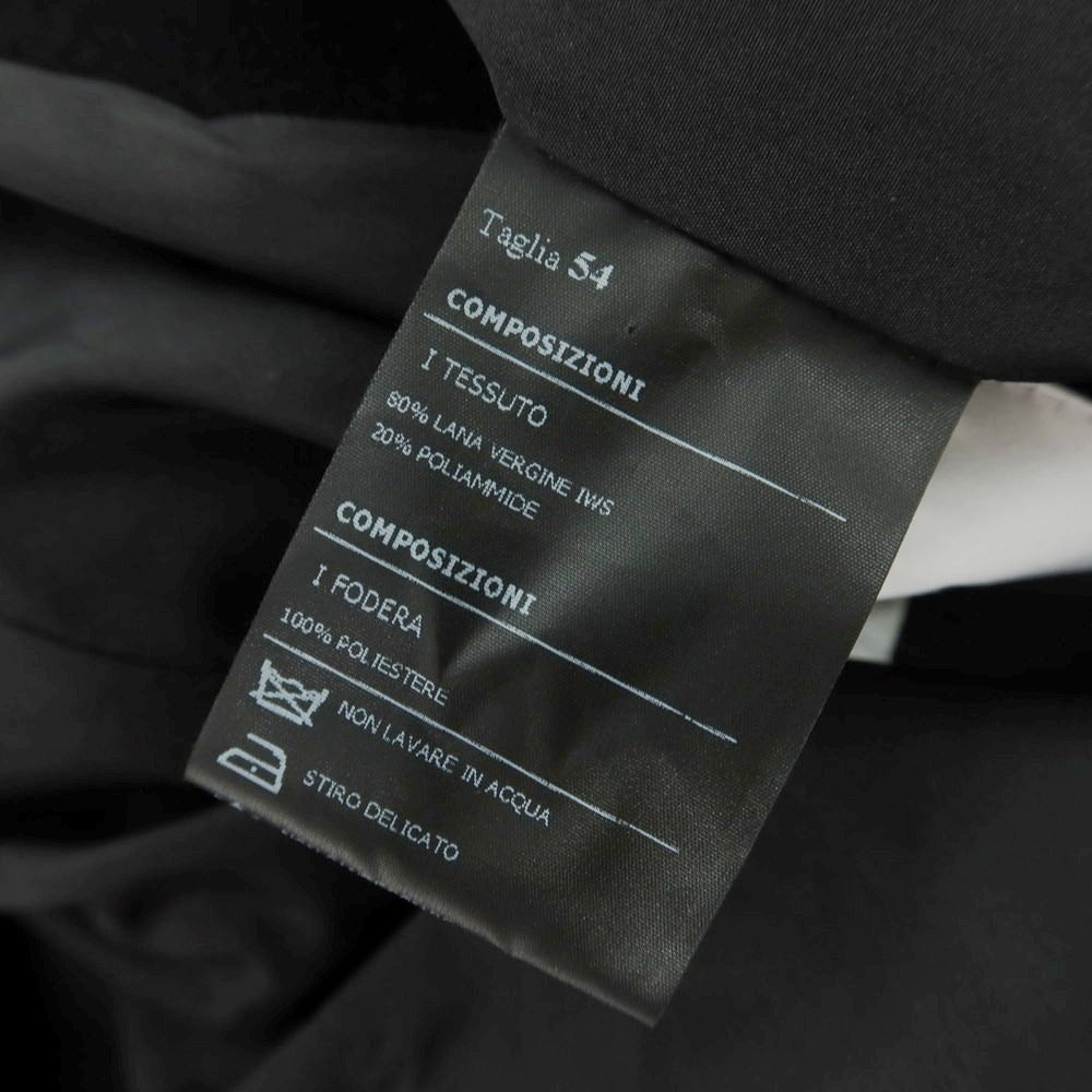 【中古】イーヴォ Hevo ウールナイロン ダブルブレストコート ブラック【 54 】【 状態ランクB 】【 メンズ 】