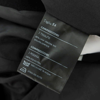 【中古】イーヴォ Hevo ウールナイロン ダブルブレストコート ブラック【 54 】【 状態ランクB 】【 メンズ 】