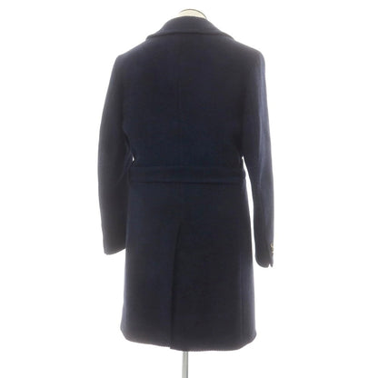 【中古】マニュエル リッツ MANUEL RITZ ウールアクリル チェスターフィールドコート ネイビーxブラック【 52 】【 状態ランクB 】【 メンズ 】