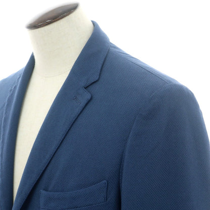 【中古】ルカベルテッリ LUCA BERTELLI ストレッチコットン カジュアルジャケット ネイビー【 52 】【 状態ランクB 】【 メンズ 】