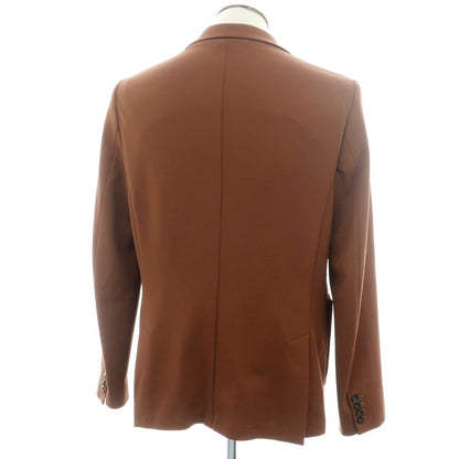 【中古】オフィチーナ トレンタ セイ OFFICINA36 レーヨンナイロンジャージー カジュアルジャケット ブラウン【 52 】【 状態ランクB 】【 メンズ 】