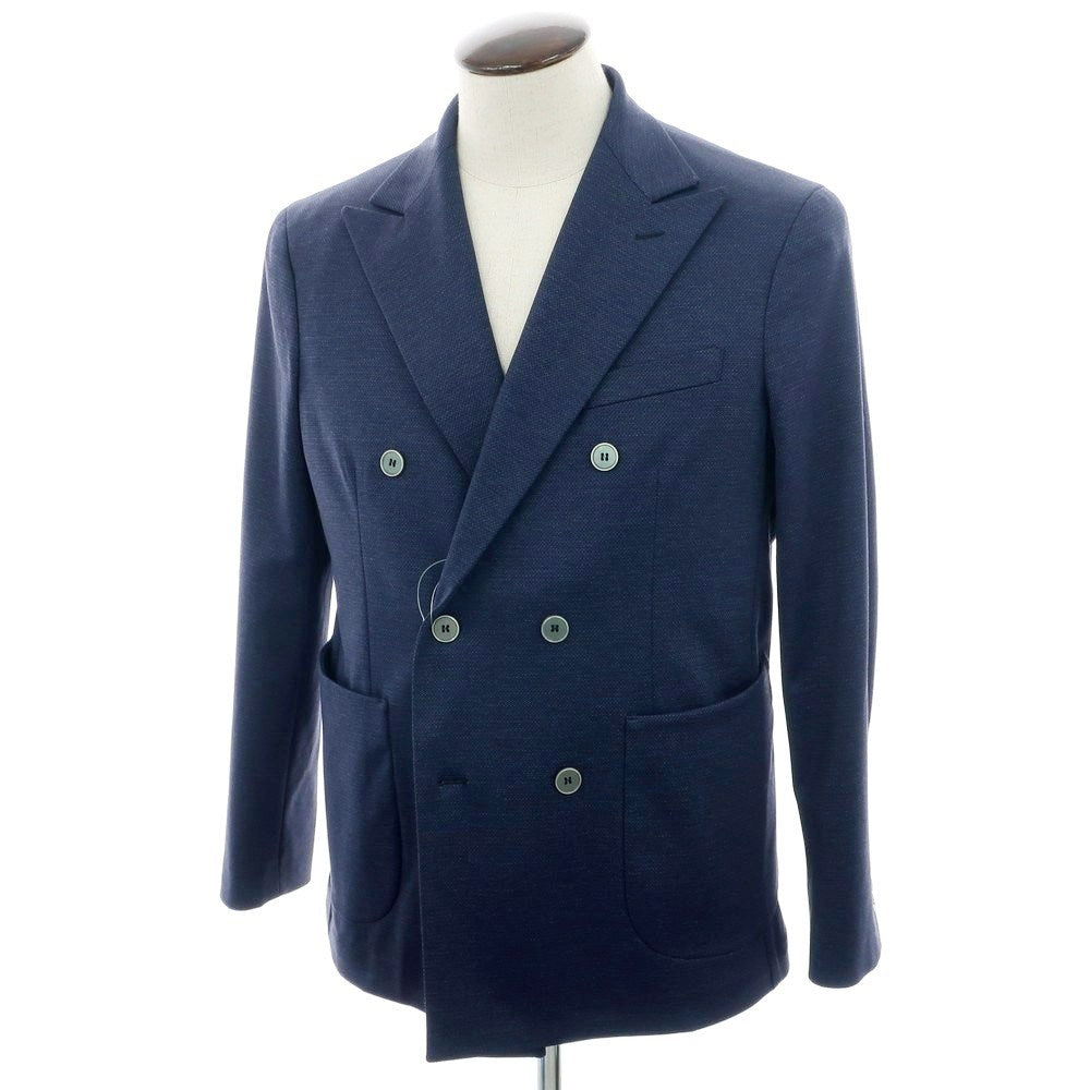 【中古】STILOGIA イタリア製 ポリエステルレーヨン カジュアルジャケット ネイビー【 52 】【 状態ランクB 】【 メンズ 】