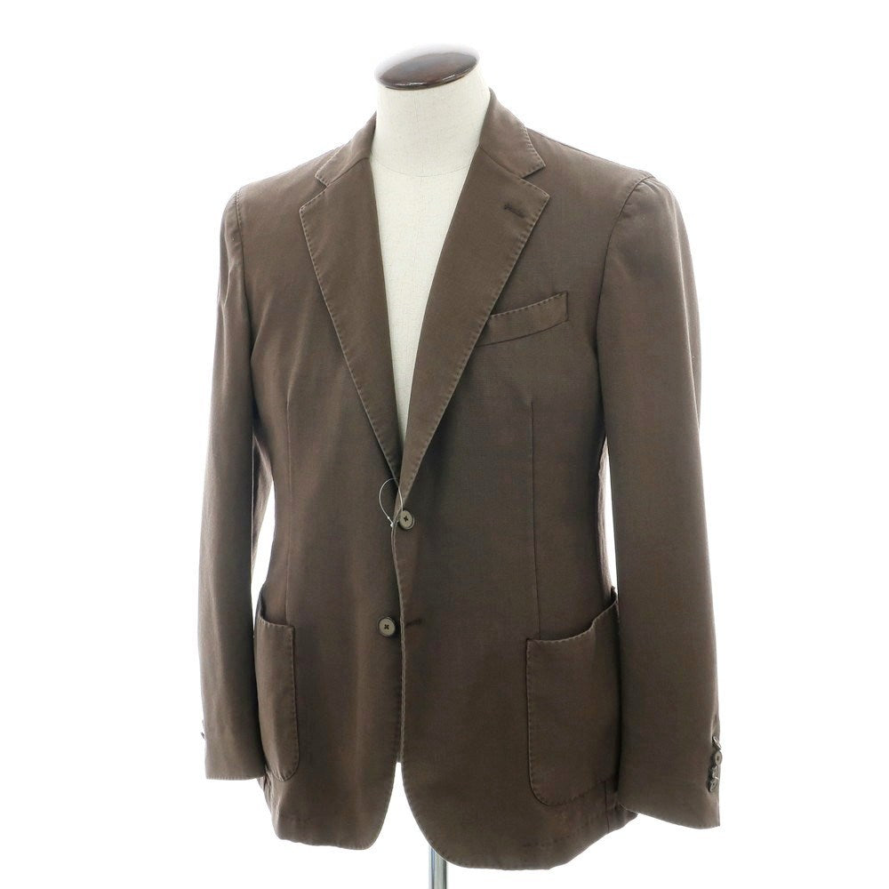【中古】サンタニエッロ SANTANIELLO ウール カジュアルジャケット ダークブラウン【 52 】【 状態ランクB 】【 メンズ 】