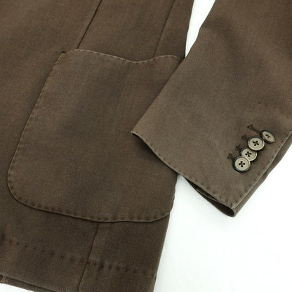 【中古】サンタニエッロ SANTANIELLO ウール カジュアルジャケット ダークブラウン【 52 】【 状態ランクB 】【 メンズ 】