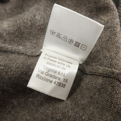 【中古】マッシモ レベッキ MASSIMO REBECCHI ウール レイヤード風 カーディガン ウォームグレー系【 48 】【 状態ランクC 】【 メンズ 】