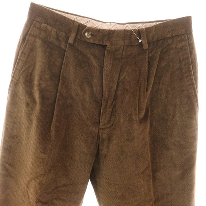 【中古】エルメネジルド ゼニア ソフト Ermenegildo Zegna soft コットンレーヨン カジュアルスラックスパンツ ブラウン【 46 】【 状態ランクC 】【 メンズ 】