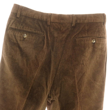 【中古】エルメネジルド ゼニア ソフト Ermenegildo Zegna soft コットンレーヨン カジュアルスラックスパンツ ブラウン【 46 】【 状態ランクC 】【 メンズ 】