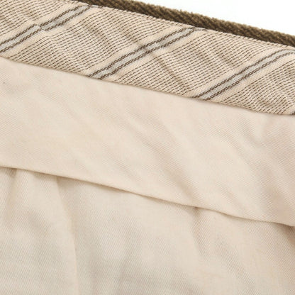 【中古】エルメネジルド ゼニア ソフト Ermenegildo Zegna soft コットンレーヨン カジュアルスラックスパンツ ブラウン【 46 】【 状態ランクC 】【 メンズ 】