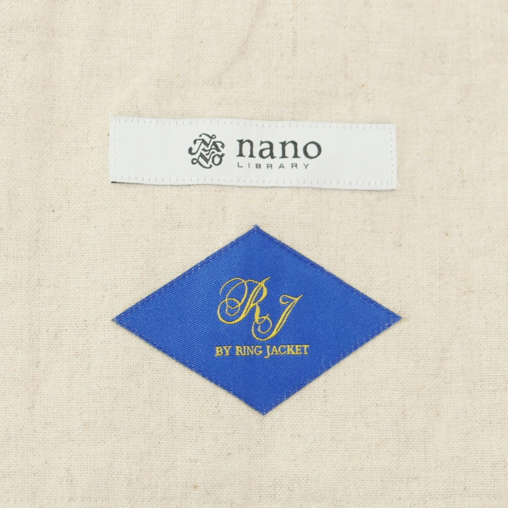 【中古】ナノユニバース nano universe コットンリネン カバーオール ジャケット ベージュ【 M 】【 状態ランクB 】【 メンズ 】