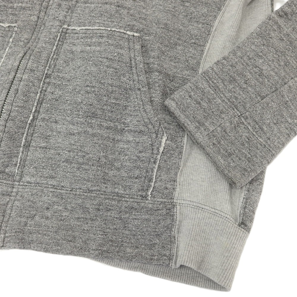 【中古】ノリコイケ norikoike コットン スウェット ジップアップ パーカー グレー【 M 】【 状態ランクB 】【 メンズ 】