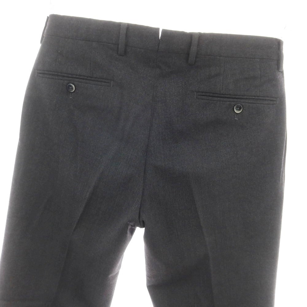 【中古】ピーティーゼロウーノ PT01 ウール ドレススラックスパンツ ダークグレー【 46 】【 状態ランクC 】【 メンズ 】