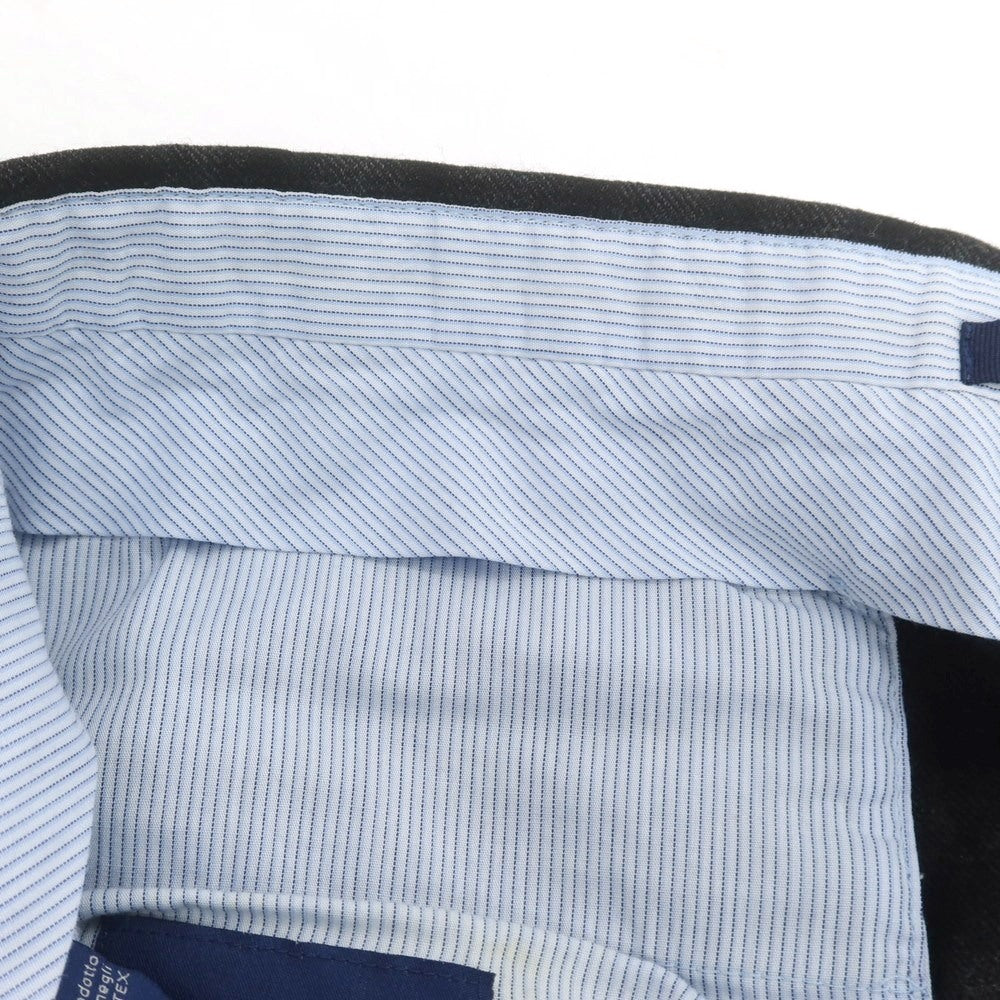 【中古】インコテックス INCOTEX ウール チェック ドレススラックスパンツ グレー【 48 】【 状態ランクD 】【 メンズ 】