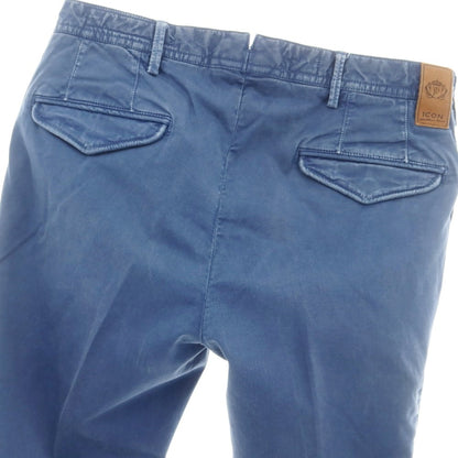 【中古】アイコン ICON ストレッチツイルコットン ワークパンツ ブルー【 46 】【 状態ランクB 】【 メンズ 】